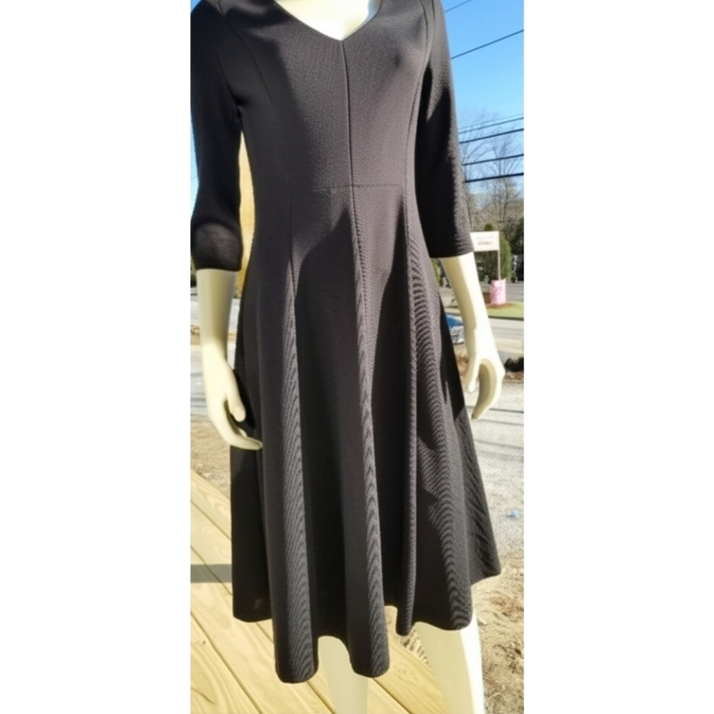 Pepe Runa A-Line, V-neck Dress, Black, M NWT ✔️ - Picture 8 of 8